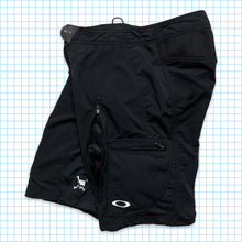 Load image into Gallery viewer, Oakley Jet Black Ventilated Technical Shorts - 32/34&quot; Waist