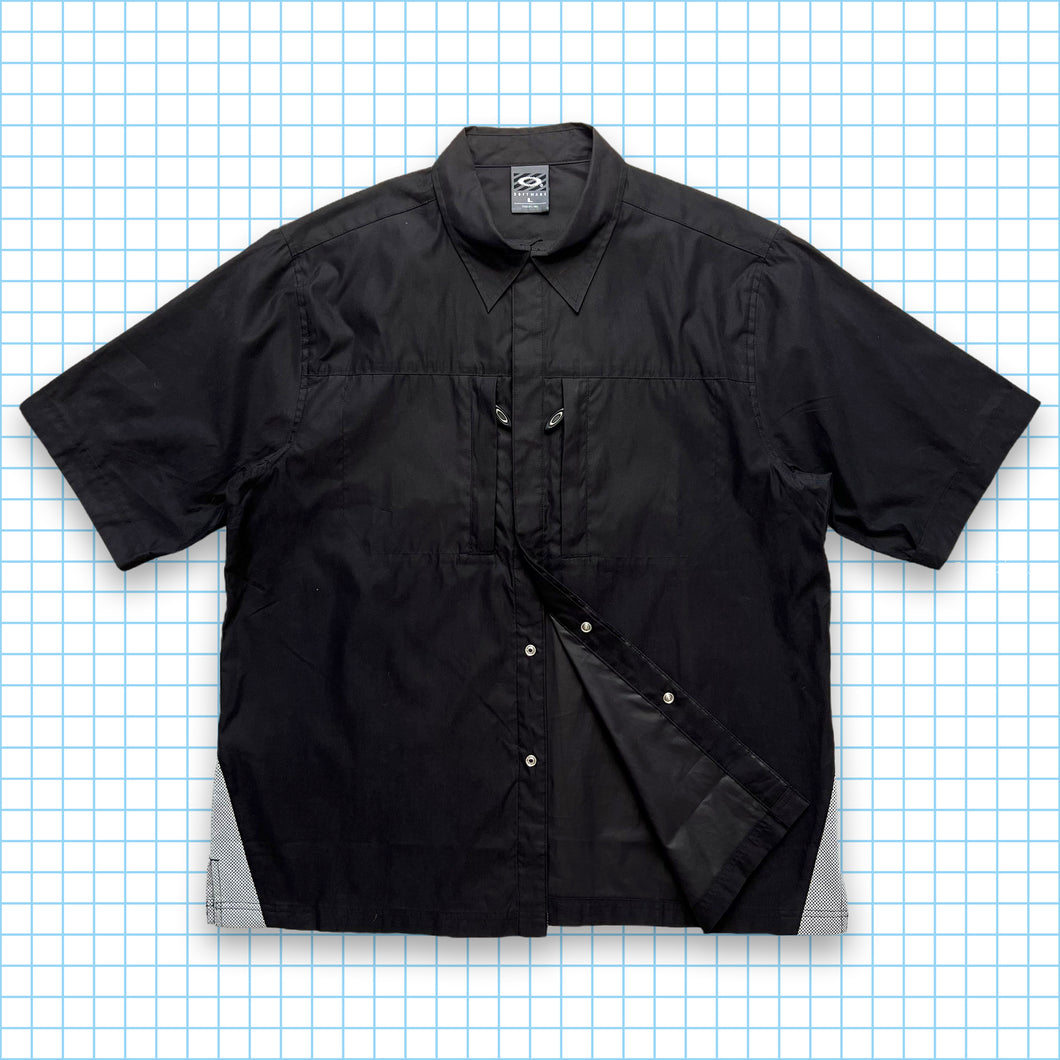 Oakley Software Jet Black Short Sleeve Shirt - Large / Extra Large