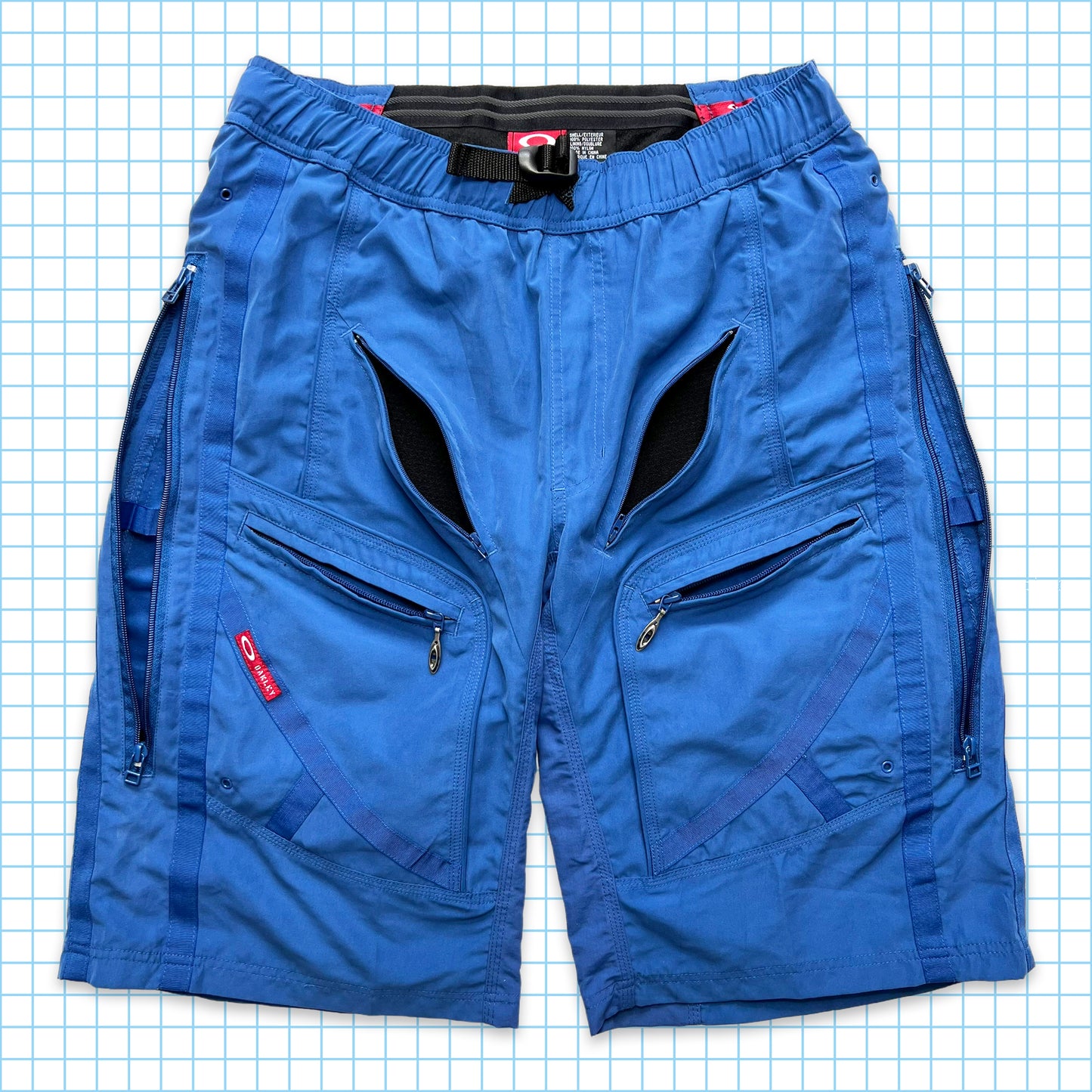 Oakley Sample Royal Blue Ventilated Shorts - Medium / Large