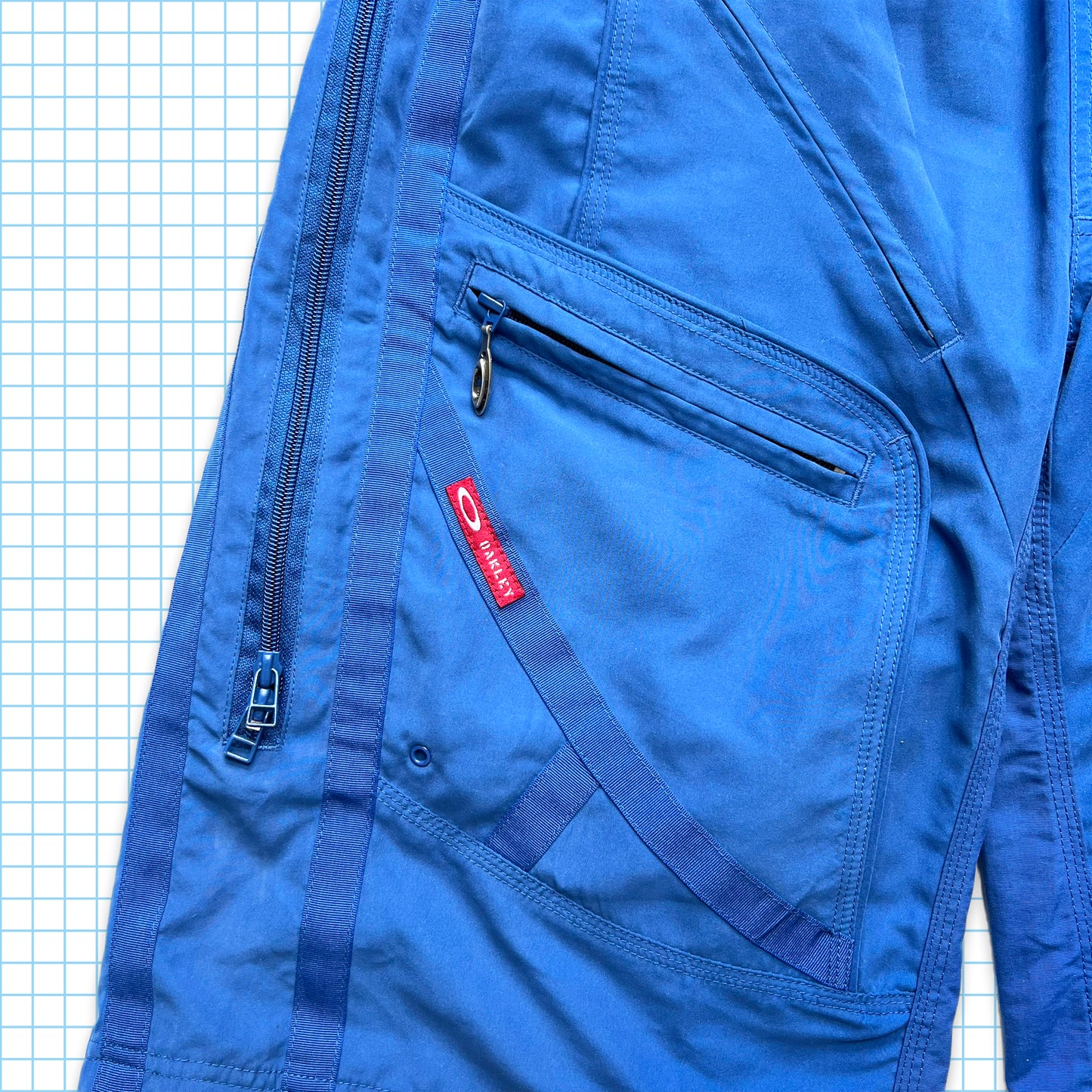 Oakley Sample Royal Blue Ventilated Shorts - Medium / Large