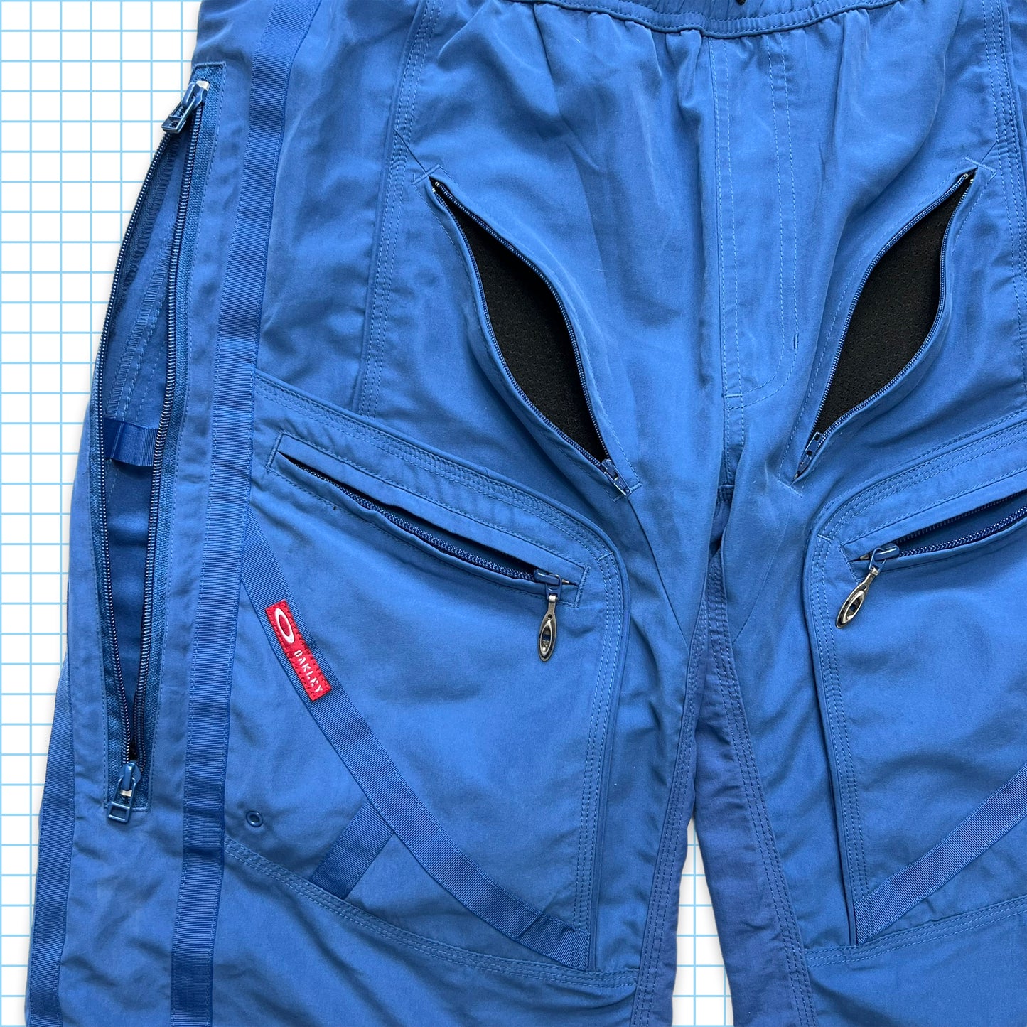 Oakley Sample Royal Blue Ventilated Shorts - Medium / Large