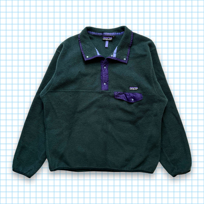 vintage Patagonia Quarter Button Up Fleece - Petit / Moyen