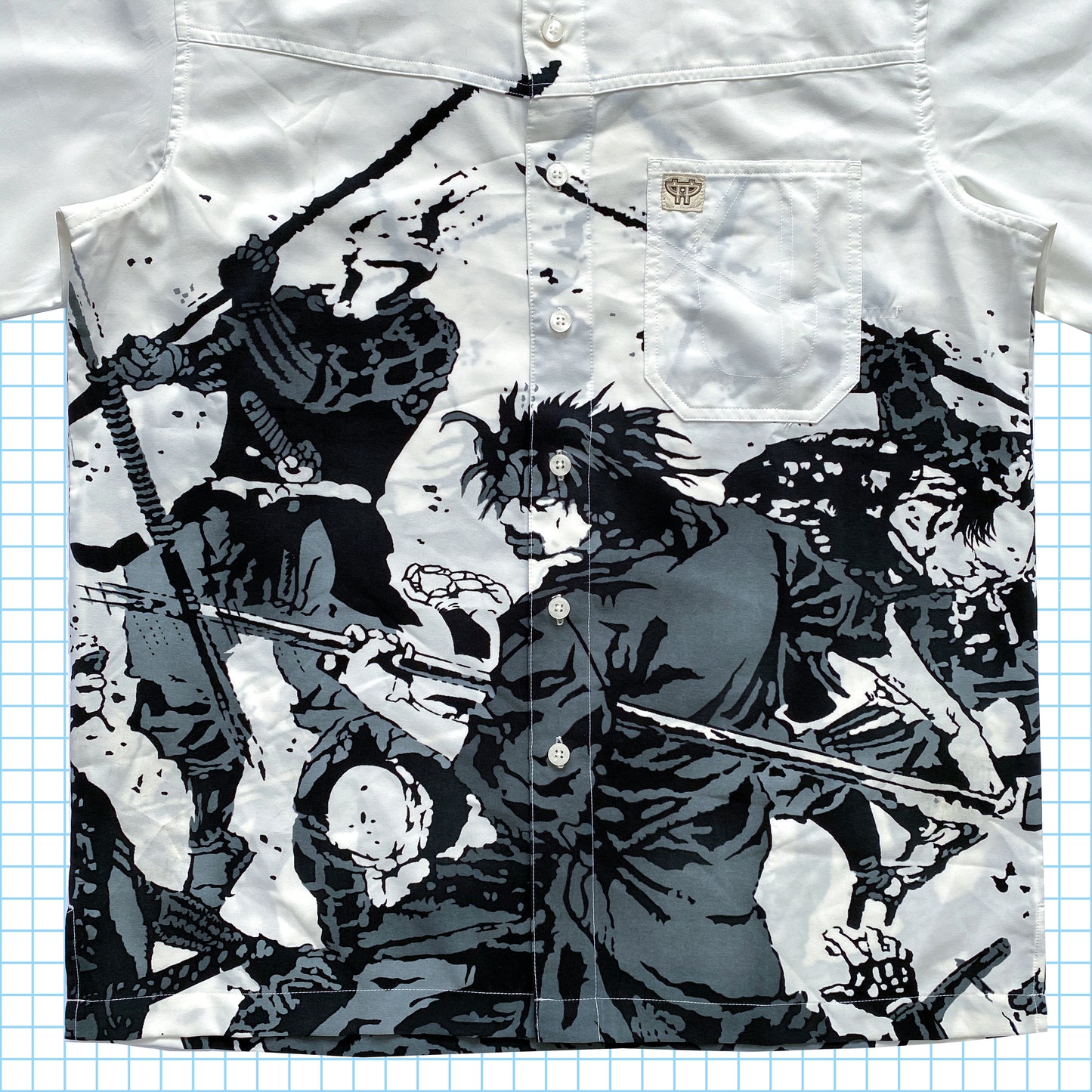 Vintage 90's Pelle Pelle 'Battle' Shirt