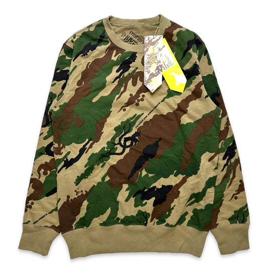 Maharishi Woodland Camo Crewneck du début des années 2000 - Petit