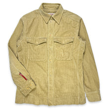 Charger l&#39;image dans la galerie, Prada Sport Chemise en velours côtelé beige à double poche poitrine - Moyen