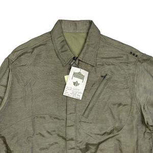 1990年代 マハリシ 逆ラヘン刺繍 サブポケット長袖シャツ - L / 特大