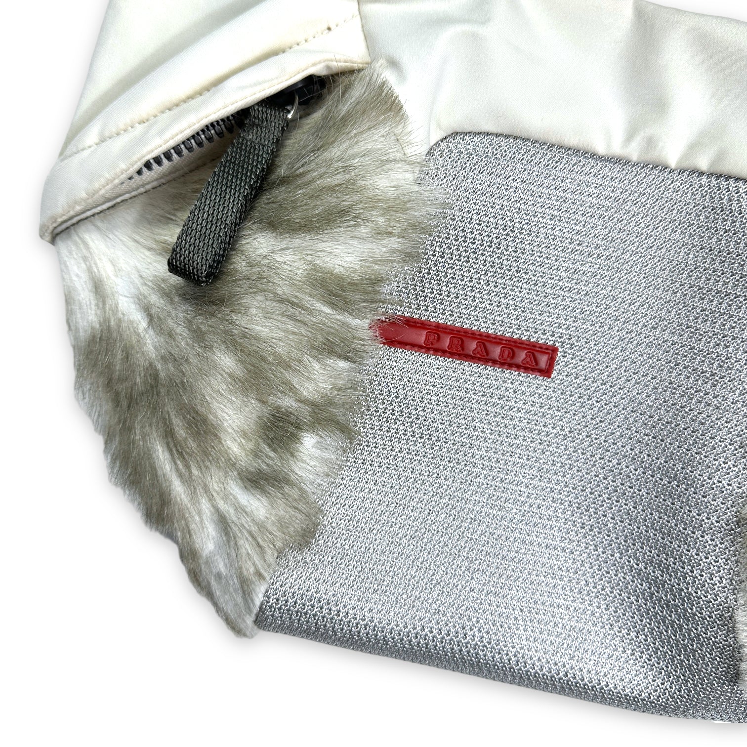 Early 2000's Prada Sport Hang Bag with Fur Detailing – Holsales