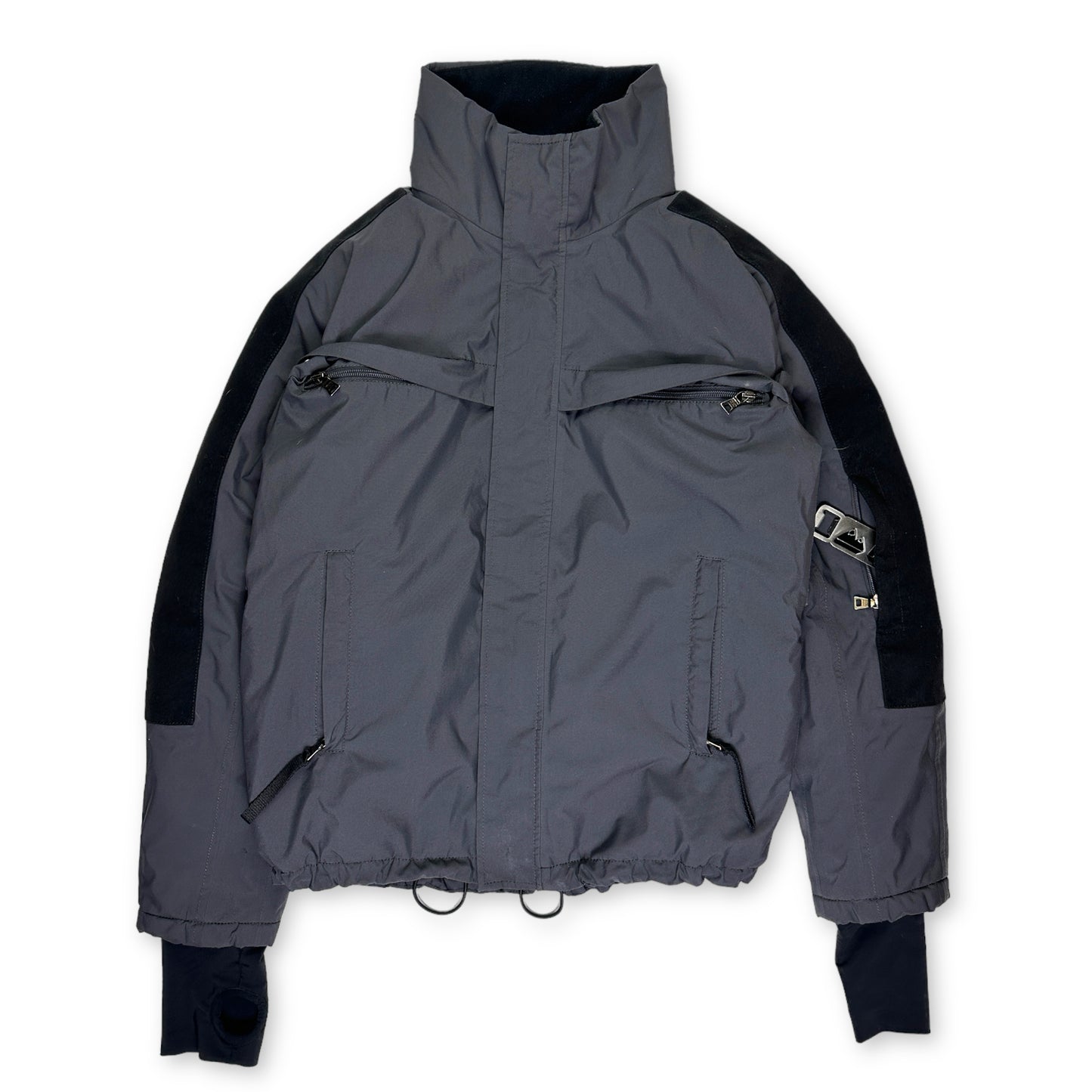Prada Sport Luna Rossa Grey/Black Gore-Tex Skii Jacket - Medium
