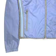 Load image into Gallery viewer, SS00&#39; Prada Sport Baby Blue Semi-Transparent Back Transformable Jacket - Womens 4-6