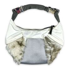 Carica l&#39;immagine nel visualizzatore di Gallery, Early 2000&#39;s Prada Sport Hang Bag with Fur Detailing