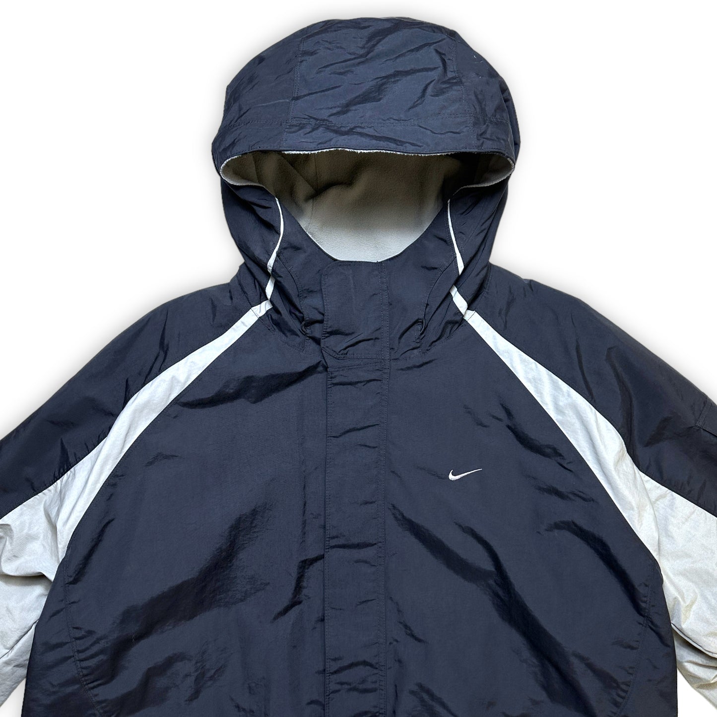 Veste Nike réversible en nylon/polaire du début des années 2000 - Extra Extra Large
