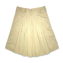 Load image into Gallery viewer, Early 2000&#39;s Maharishi Beige Pleated Shooter Skirt - Womens 8-12