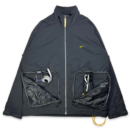 Veste Nike Midnight Navy/Jaune avec poche dissimulée en 3D - Extra Large