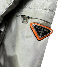 Carica l&#39;immagine nel visualizzatore di Gallery, Prada Milano Orange/Grey Hooded Jacket - Medium / Large
