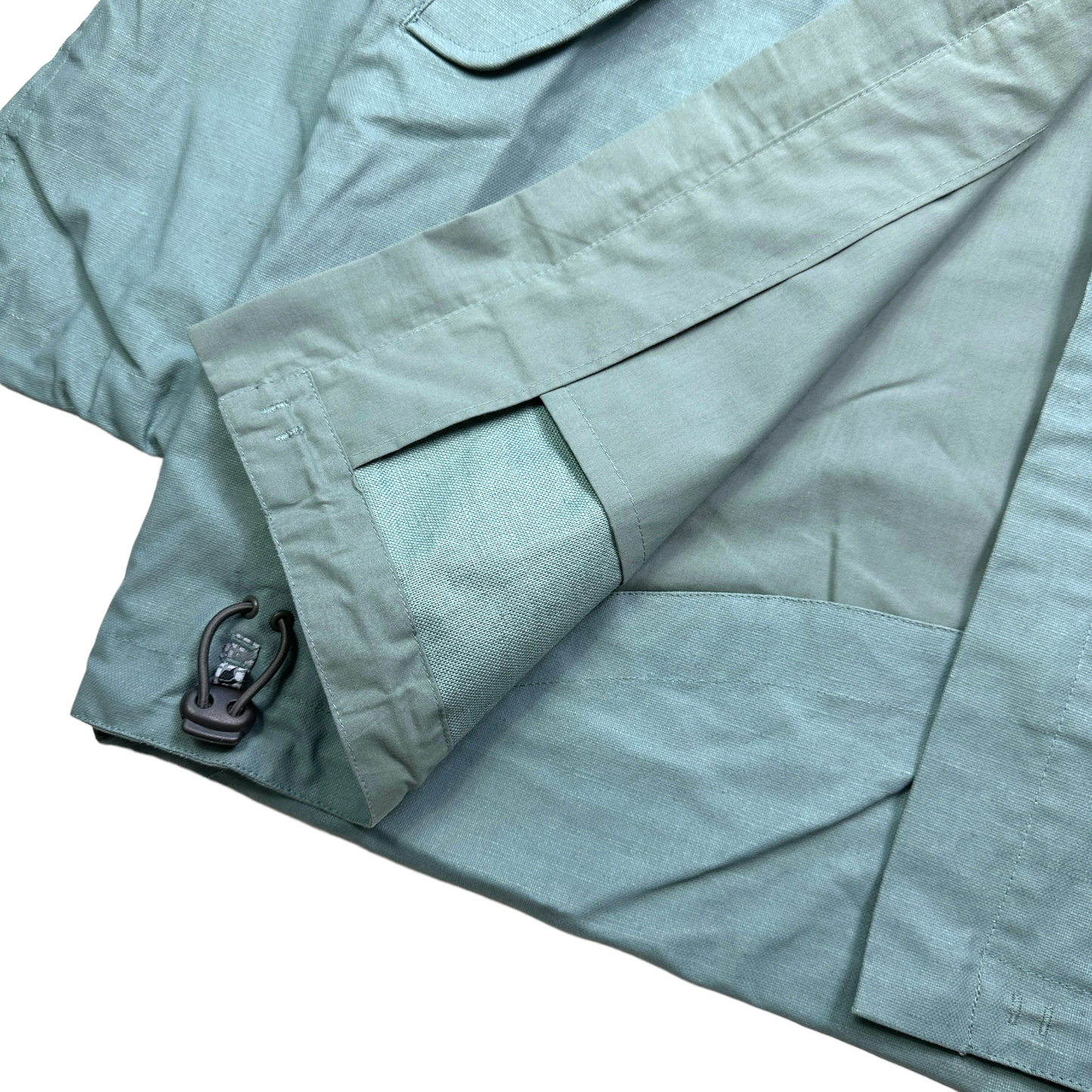 Early 2000's Maharishi Waxed Cotton 3M Reflective Elbow Pad Sno Parka Jacket - Extra Large