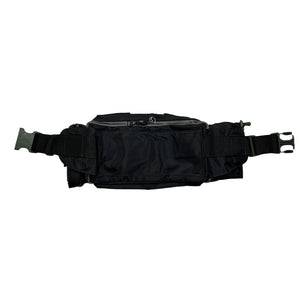 Late 90's Maharishi Jet Black Utility Cross Body/Belt Bag