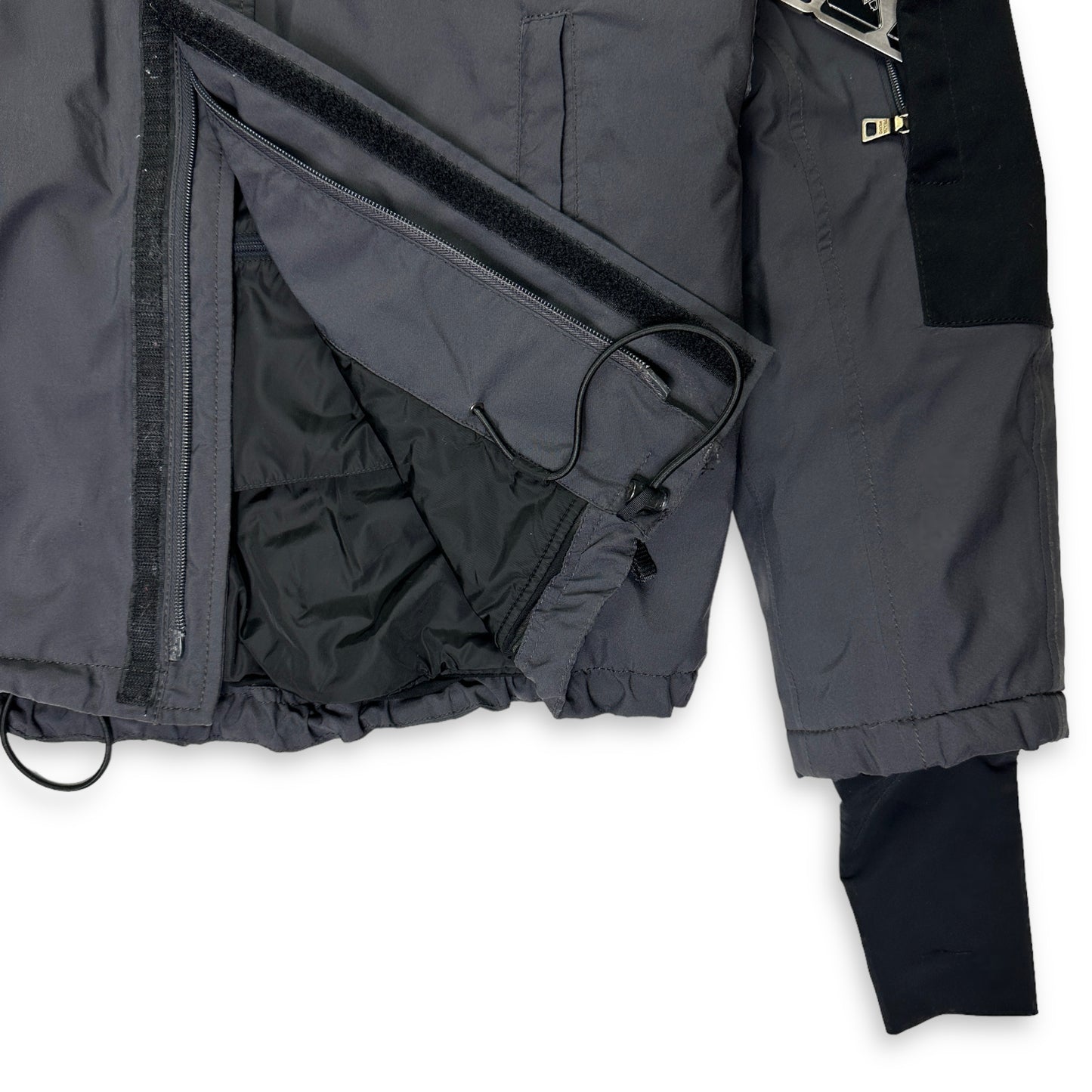 Prada Sport Luna Rossa Grey/Black Gore-Tex Skii Jacket - Medium