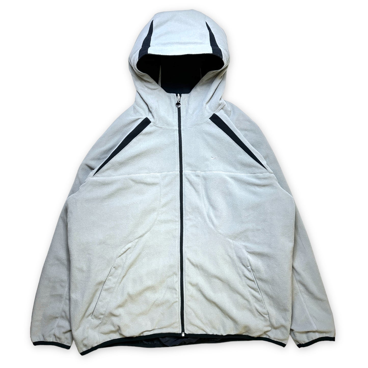 Veste Nike réversible en nylon/polaire du début des années 2000 - Extra Extra Large
