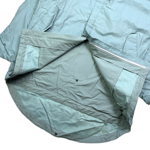 Early 2000's Maharishi Waxed Cotton 3M Reflective Elbow Pad Sno Parka Jacket - Extra Large