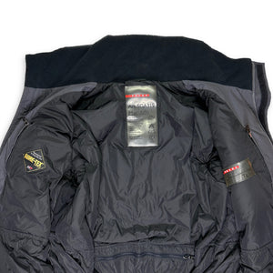 Prada Sport Luna Rossa Grey/Black Gore-Tex Skii Jacket - Medium