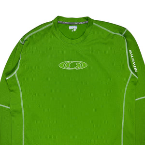 Early 2000's Salomon Padded Mesh Membrane Technical Crewneck - Extra Large