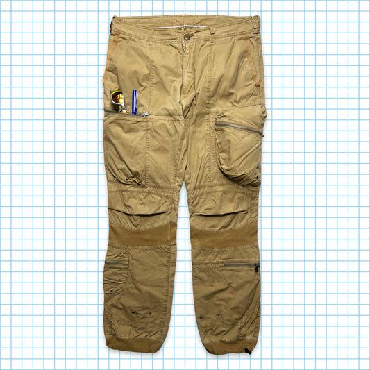 Pantalon cargo articulé multi-poches Polo Ralph Lauren des années 90 - Taille 34/36"