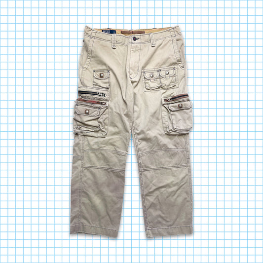 Vintage Polo Ralph Lauren Multi Pocket Cargos - 34" Waist