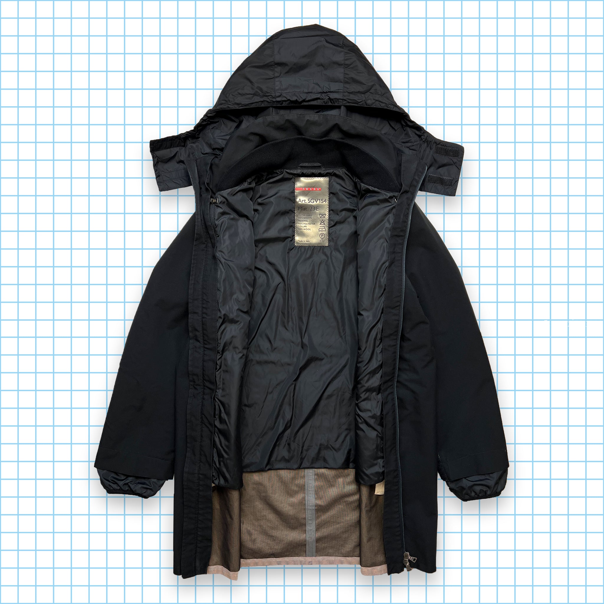 2000s prada sport SGV732 Gore-Tex 46 - モッズコート