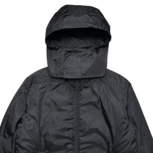 Prada Black Tab Stealth Black Nylon Padded Jacket - Medium / Large