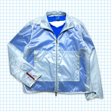 Load image into Gallery viewer, Prada Sport SS99&#39; Baby Blue Semi-Transparent Track Jacket - Small / Medium