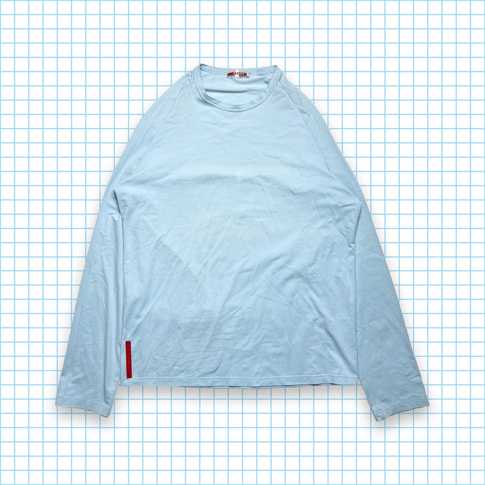 vintage Prada Sport Baby Blue Manches longues - Moyen