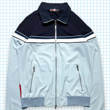 Load image into Gallery viewer, Prada Sport Split Panel Baby Blue/Navy Track Jacket - Medium