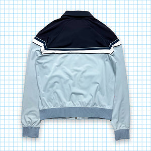 Prada Sport Split Panel Baby Blue/Navy Track Jacket - Medium