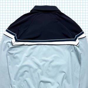 Prada Sport Split Panel Baby Blue/Navy Track Jacket - Medium