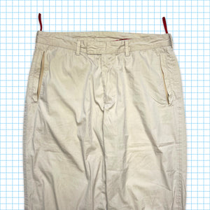 Prada Light Beige Adjustable Trousers - 32" Waist