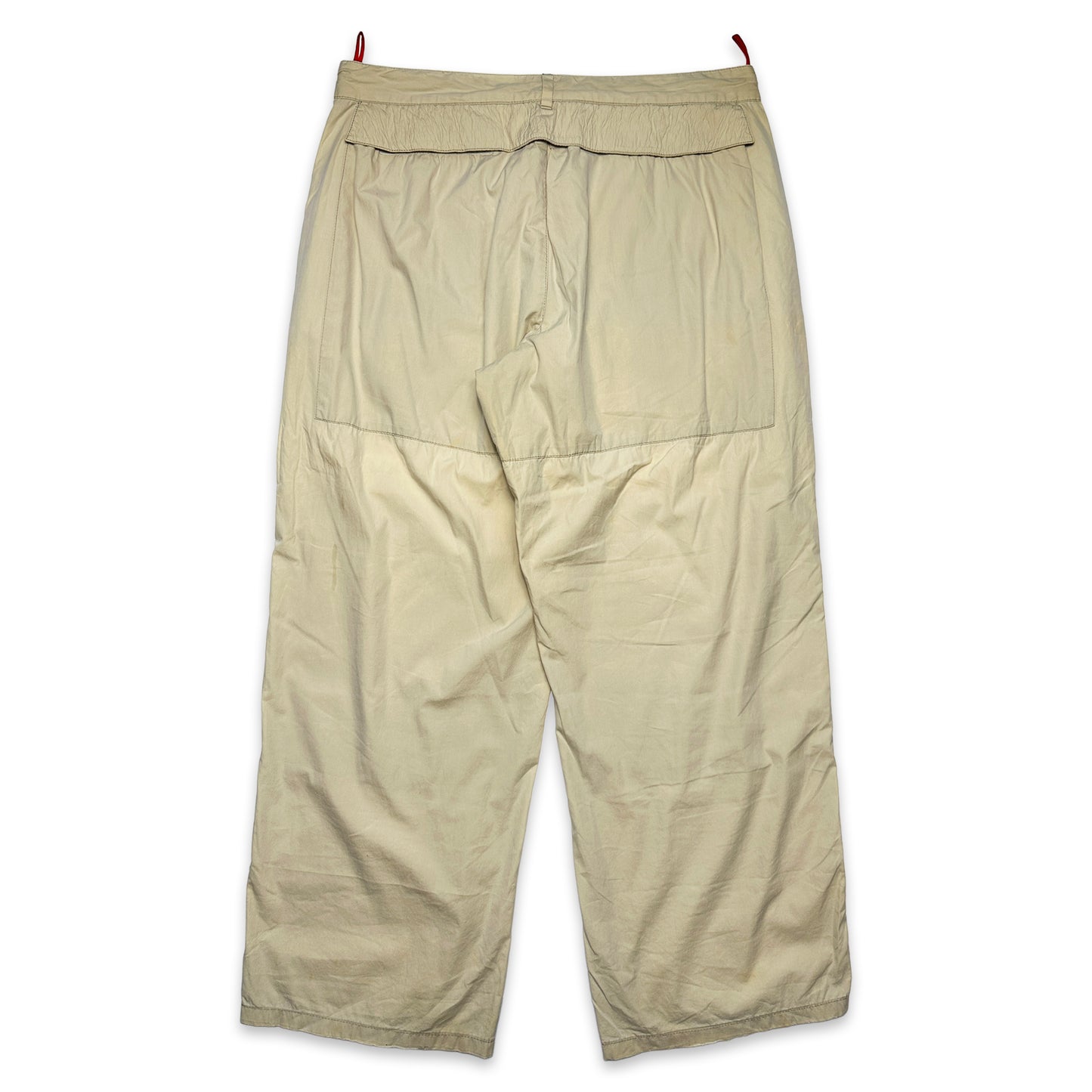 Prada Sport Beige Wide Leg Pant - 34" Waist