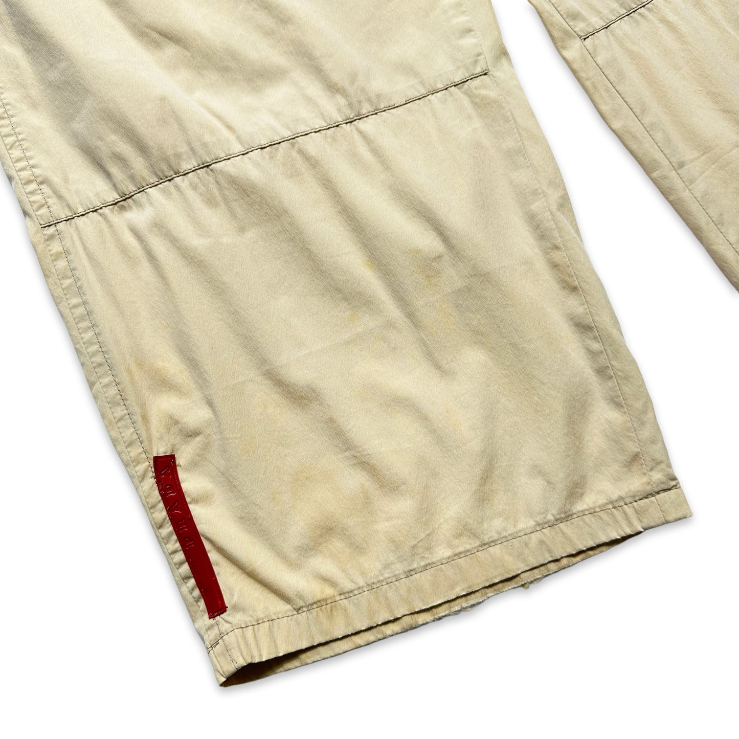 Prada Sport Beige Wide Leg Pant - 34" Waist
