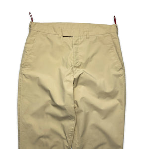 Pantalon Prada Sport en coton beige - Taille 32"