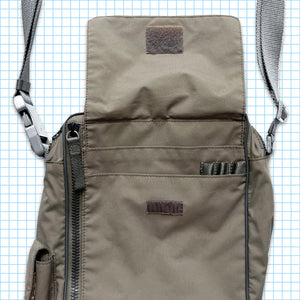 Vintage Prada Sport Light Grey Multi Pocket Side Bag