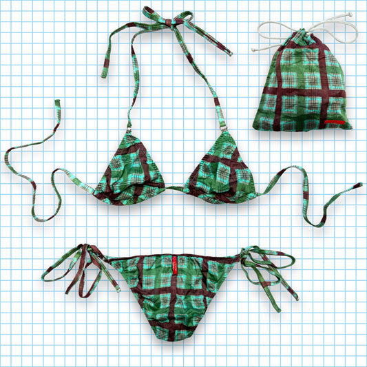 Prada Bikini à carreaux Sport - Femmes 6-8