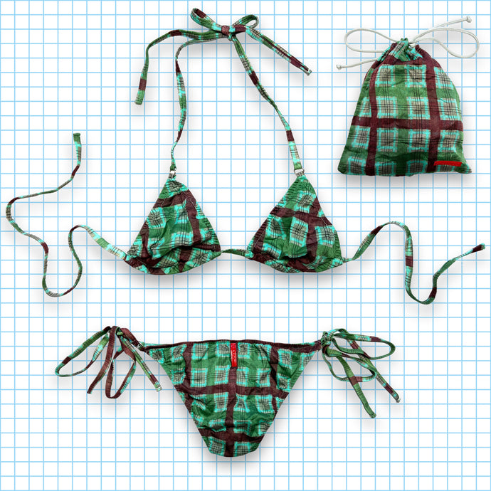 Prada Sport Check Bikini - Womens 6-8