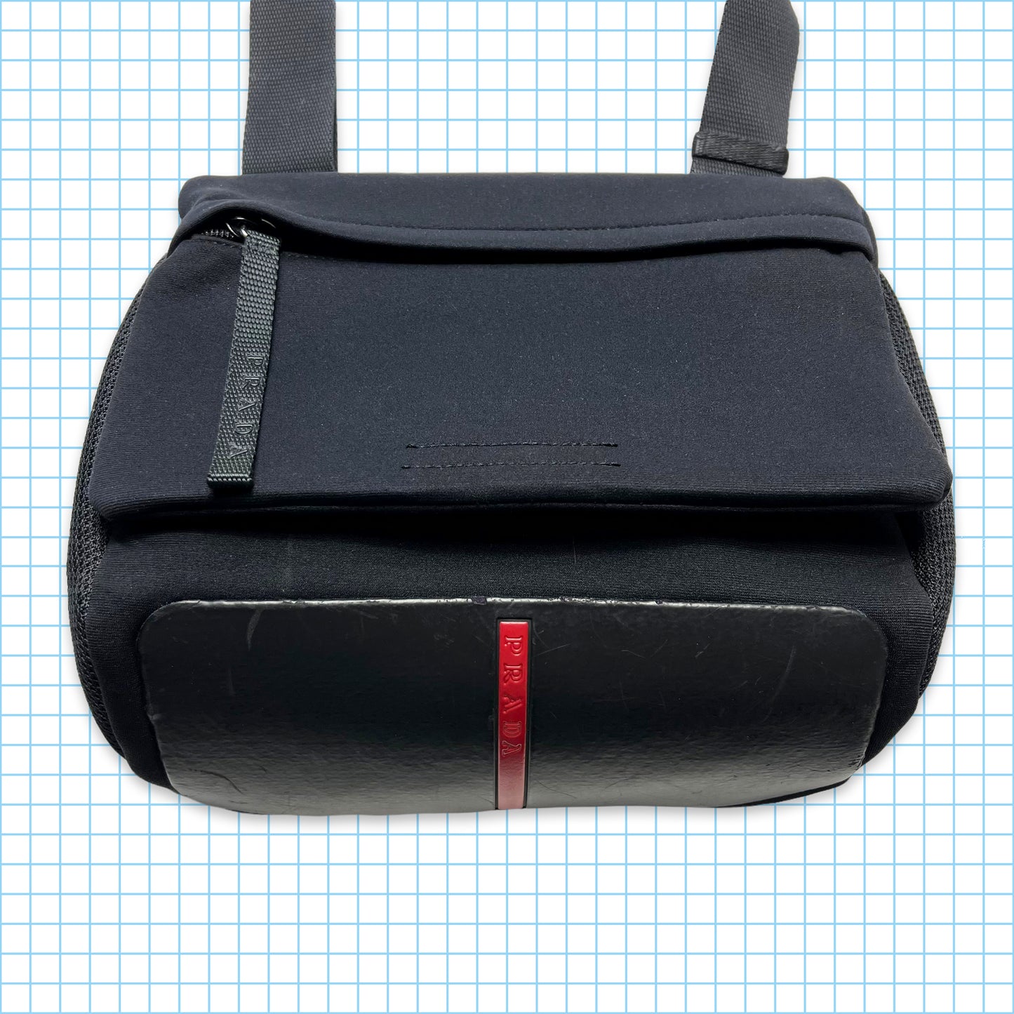 Early 00's Prada Sport Black Cross Body Bag