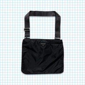 Vintage Prada Milano Black Side Bag