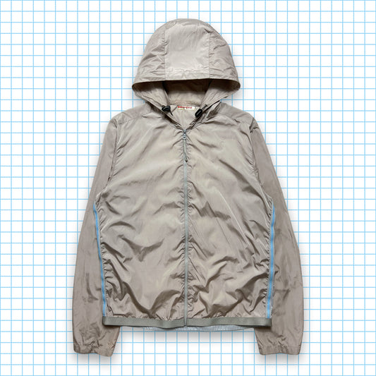 Vintage Prada Sport Semi Transparent Back Track Jacket SS00' - Small / Medium
