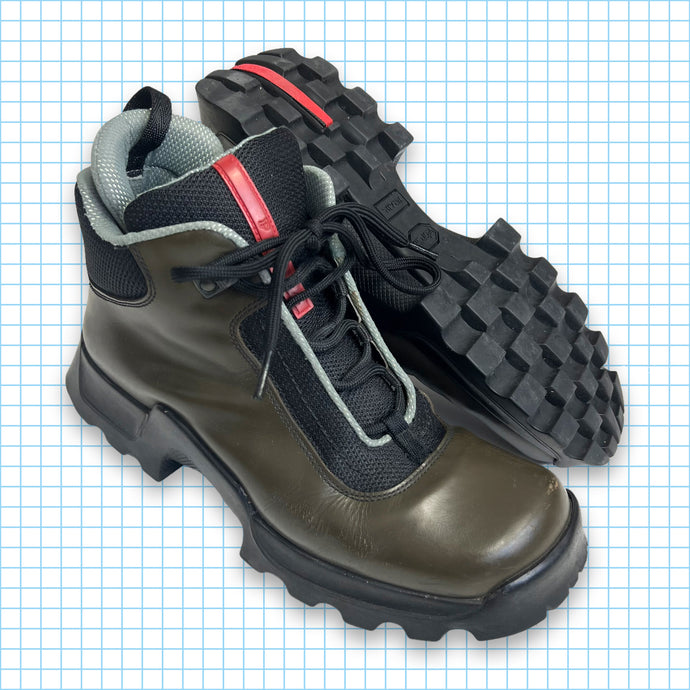 Early 00's Prada Sport Astro Leather Walking Boot - UK8 / US9