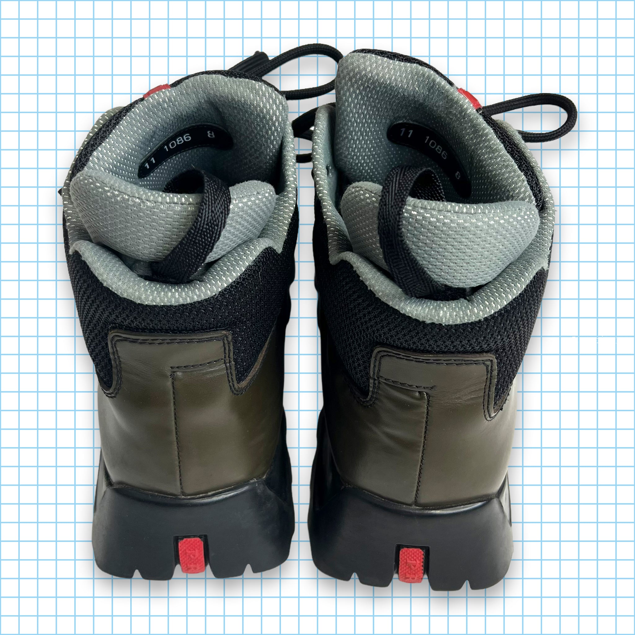 Early 00's Prada Sport Astro Leather Walking Boot - UK8 / US9