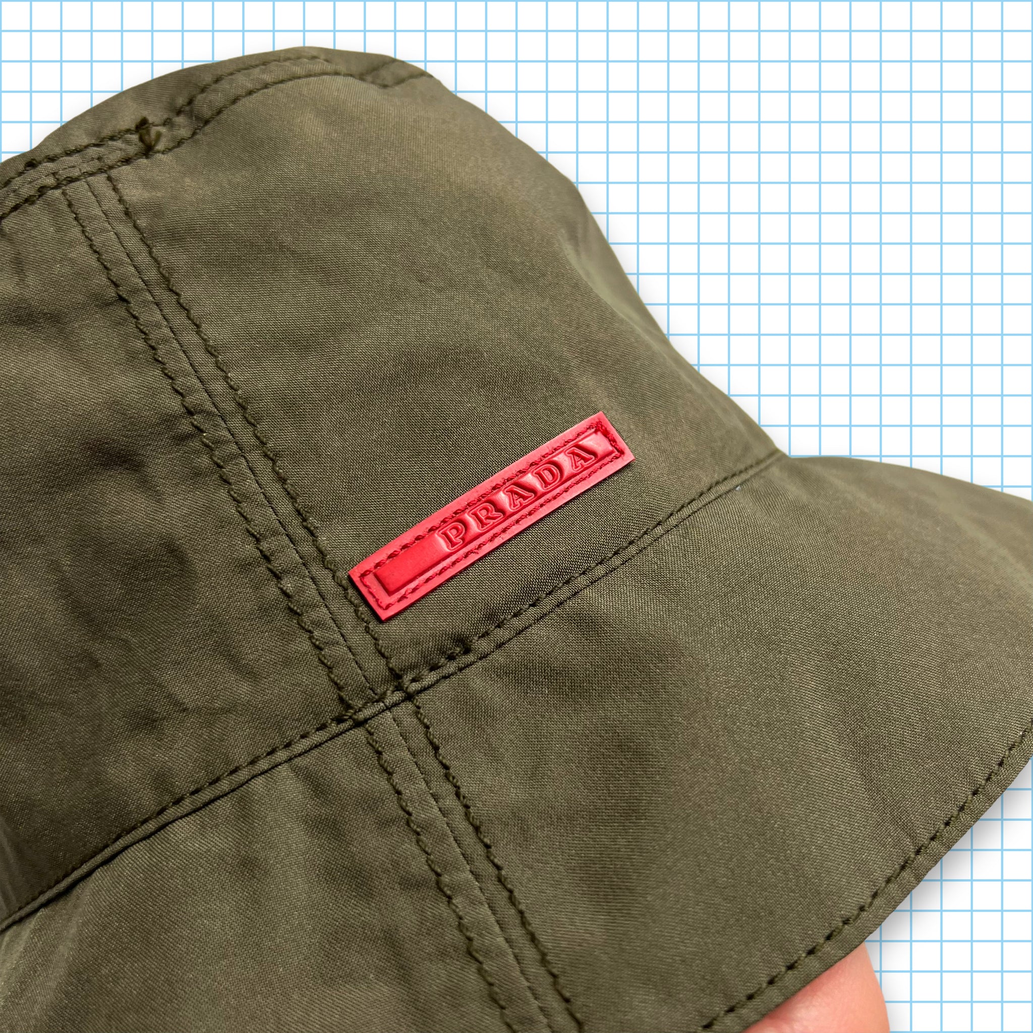 宅配 90s 00s prada sport safari hat cap - 帽子