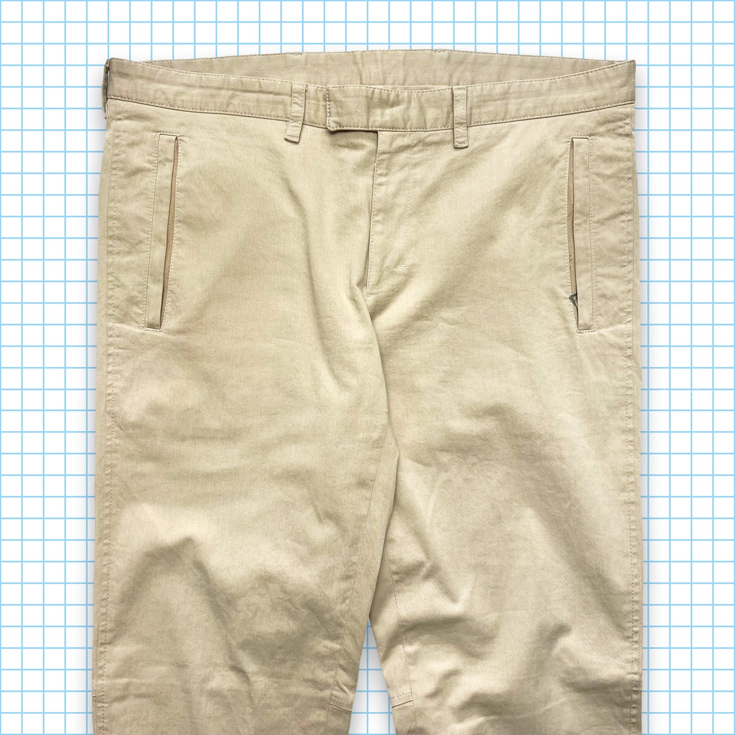 Prada Sport Beige Cotton Pant - 32-34" Waist