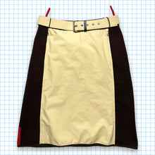 Carica l&#39;immagine nel visualizzatore di Gallery, Prada Sport Camel Beige/Brown Belt Skirt - Womens 4-8