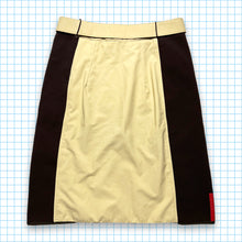 Carica l&#39;immagine nel visualizzatore di Gallery, Prada Sport Camel Beige/Brown Belt Skirt - Womens 4-8